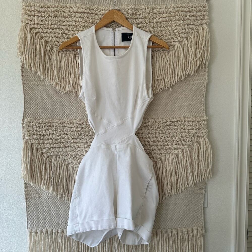 3x1 Aspro Denim Crossbody Romper